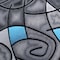 Flash Furniture Blue 5' x 5' Round Abstract Design Area Rug ACD-RGTRZ860-55-BL-GG - alternate 6